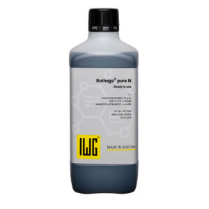 Ruthega-pure-N-RTU-1000ml Rutheniumbad, Ruthenium Elektrolyt, Palladiumersatz
